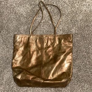 Extra Large Totebag Gold Shimmer Lalico NJ USA